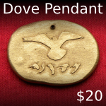 Dove Polymer Pendant